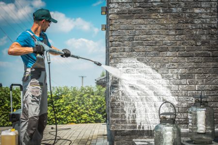 Pressure washing chemicals