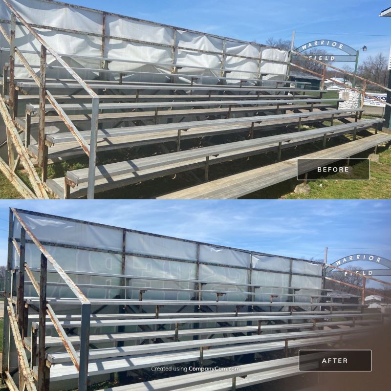 Bleacher Cleaning in Louisville, KY